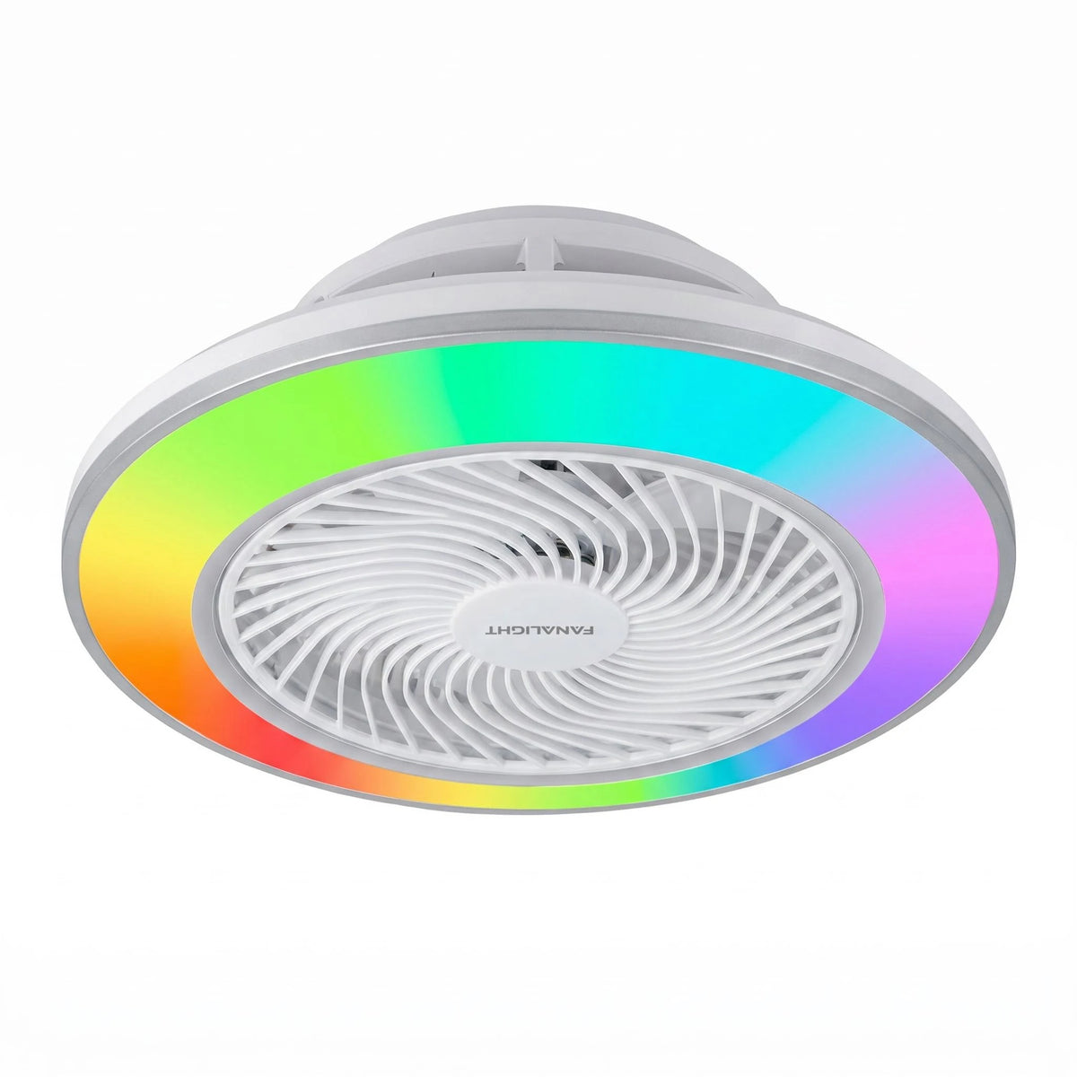 Smart Remote Controlled Ceiling Fan RGB Light AC220V– Variable Frequency Motor with Stepless Speed & Color Temperature Adjustmen