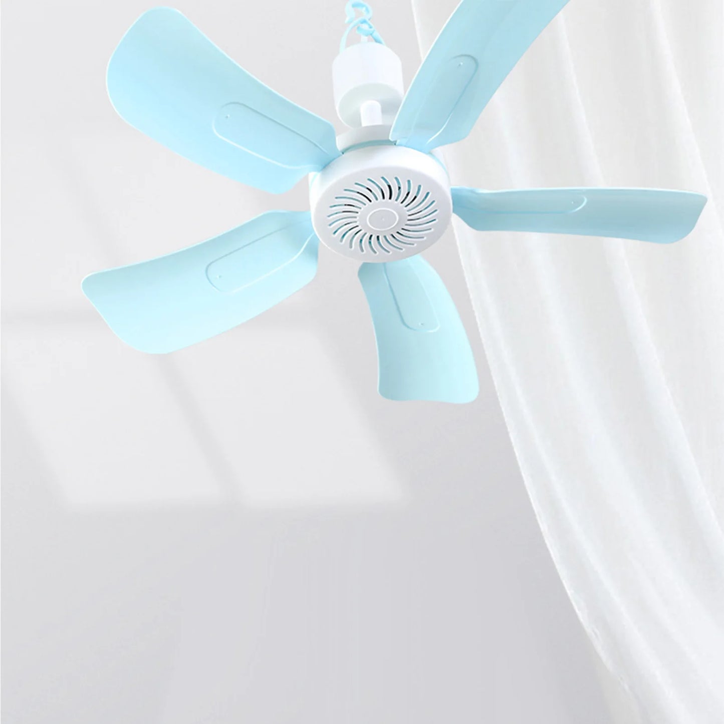 Ceiling Fan 5 Blade 3 Meters Cord Plastic Wall Mount Top Low Noise for Home Ceiling Fan Hanging Fan