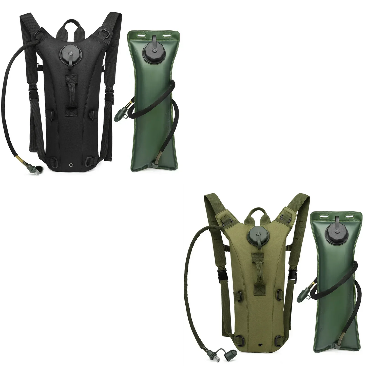 3L Water Bladder Hydration Backpack Waterproof Lightweight Nylon Outdoor Sports Bag For Hiking Cycling Running Climbing