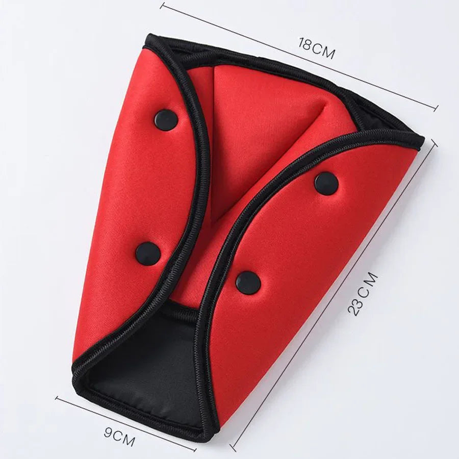 Seat Belt Adjuster for Kids Adults Adjuster for Kid Seat Belt Clips Safety Strap Triangle Positioner Car Seat Strap Pads Cover