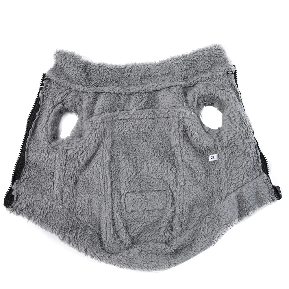 Pet Dog Jacket Coat For Small Medium Dogs Cats Winter Warm Fleece Puppy Clothes Windproof Cat Clothing Chihuahua Bulldog Outfits