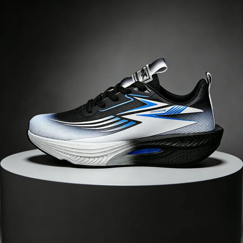 Men Running Shoes Carbon Board Air Cushion Marathon Sneakers Breathable Lightweight Women's Comfortable Speciality Sports Shoes