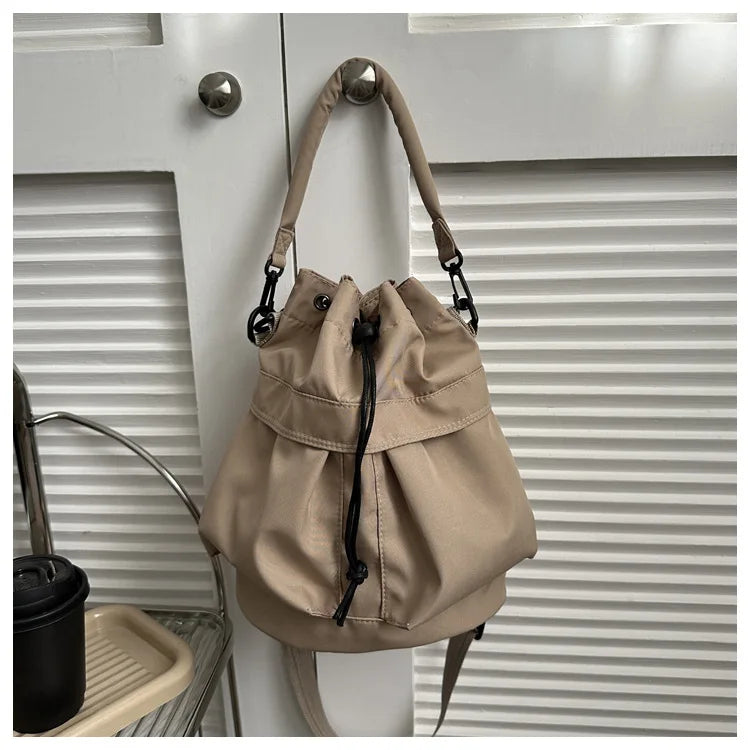Fashionable Crossbody Bags for Women Shoulder Bag Large Capacity Oxford Women Bucket Bag Purse and Handbags