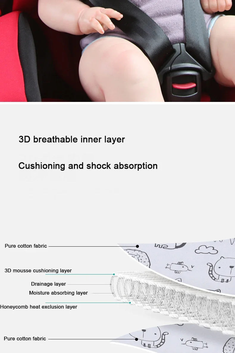 Infant Baby Car Seat Head Support Children Belt Fastening Belt Adjustable Boy Girl Sleep Positioner Baby Saftey Pillows