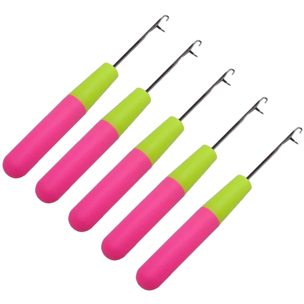 Crochet Hook Plastic Crochet Hook Needle For Hair Weaving Hook Needles 1/3/5Pcs Dreadlock Knitt Hair Weaving Crochet Needle Hook