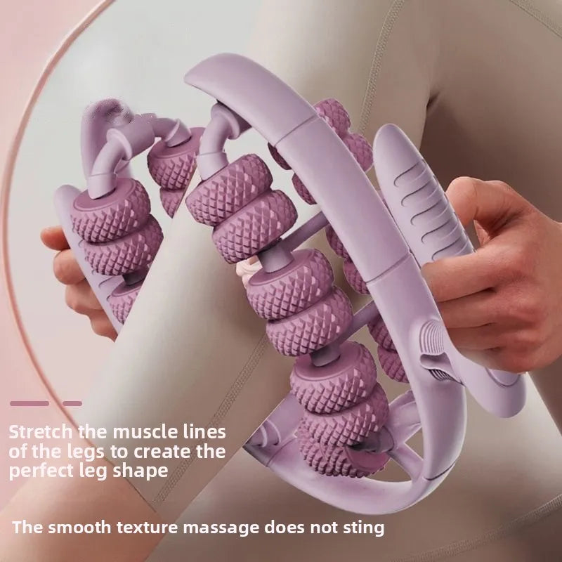 Newest  Wheel Annular Leg Clamp Massager Relax  Massager Anti-cellulite Massager Body Slimming Roller Massage for Body