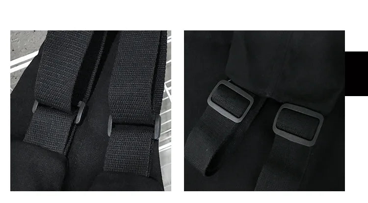 Multifunctional Cargo Vest Chest Bag Men Women Street Hip Hop Backpack Multi-purpose Wearable Crossbody Bags