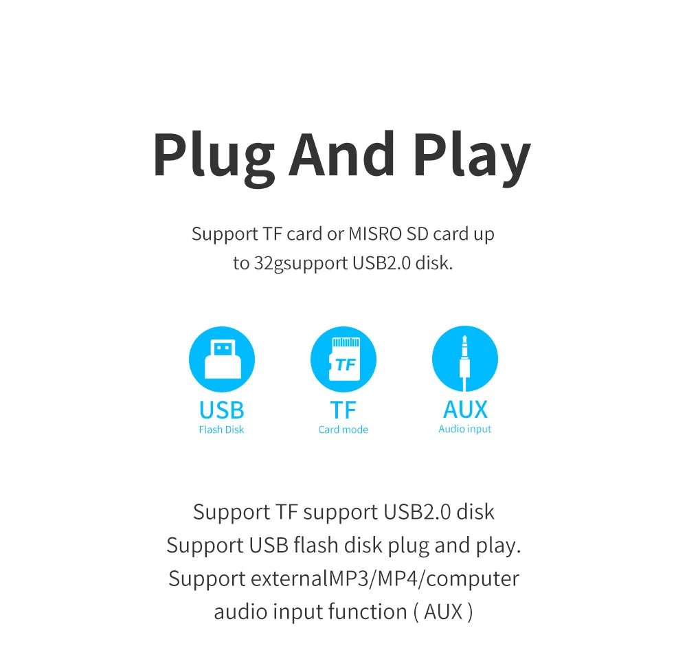 Bluetooth Speaker Mini Portable Wireless Powerful Speakers TWS BT 5.3 Sound Box HIFI Loudspeaker Supports TF Card Radio TG659