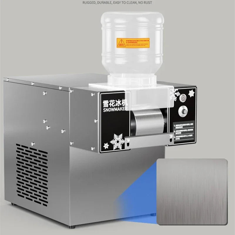 60KG/24H Snowflake Ice Machine Europe Snowflake Ice Machine Korea Bingsu Machine Snowflake Ice Shaving Machine 220/110V