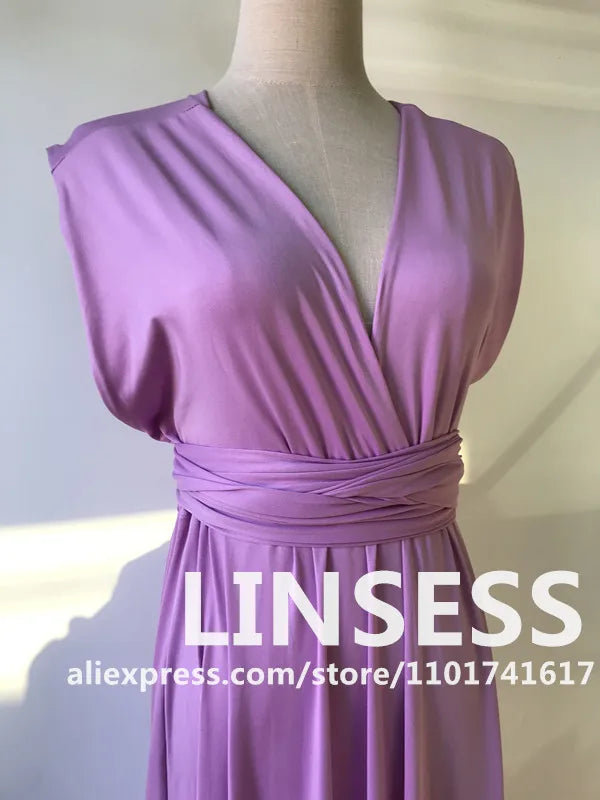 Multiway Maxi Dress Bridesmaid Dress Infinity Cocktail Dress Floor Length Bridesmaid Dress Maxi Dress for Bridesmaid Gifts
