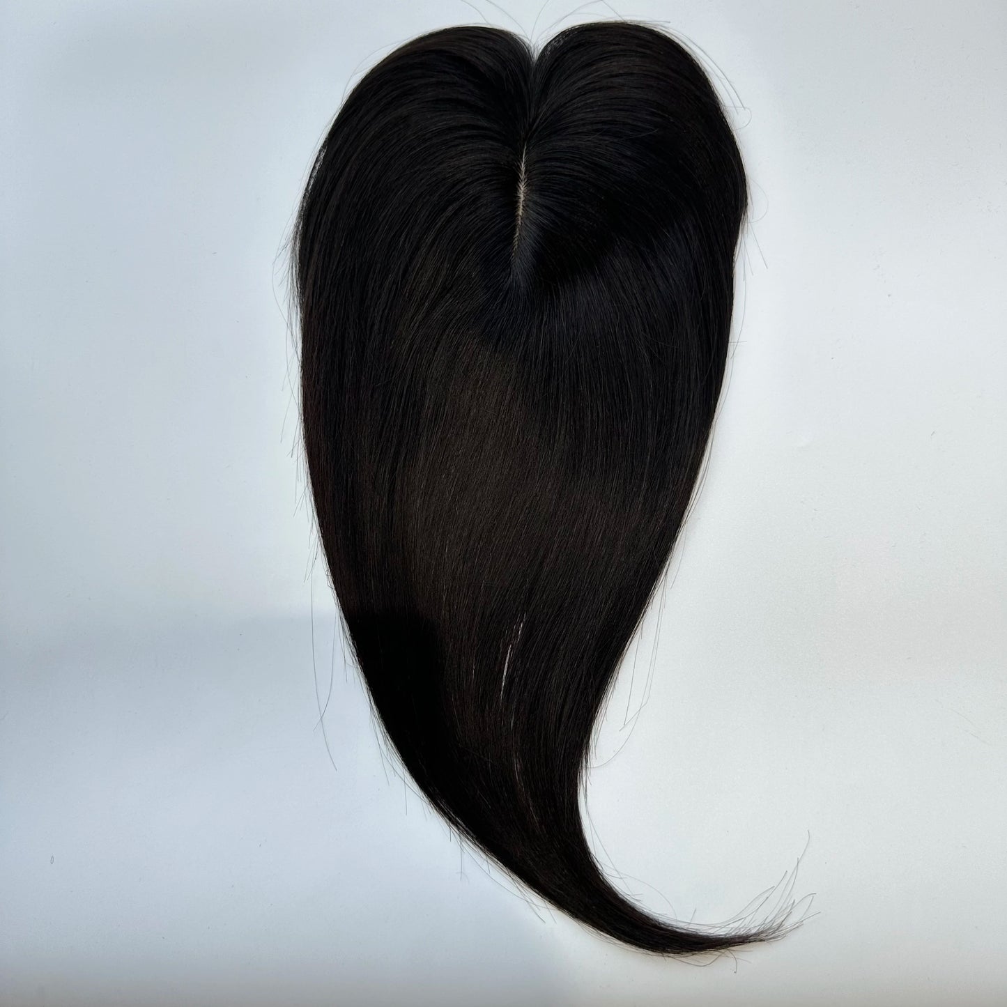 Natural Hair Topper Human Hair Accessories For Women Straight Hair Clips Wigs 18inch Lady Hairpieces Machine Made Base Toppers