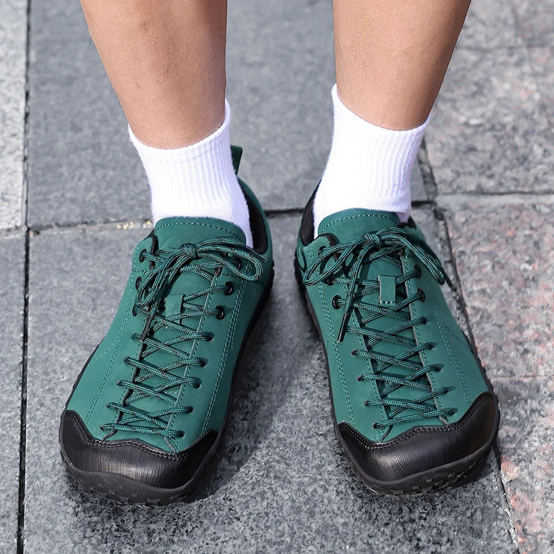 Couple Outdoor Hiking Shoes Slip On Mountaining Shoes Men Wide-Toe-Box Barefoot Shoes for Men Women Walking Shoes Men Sneakers