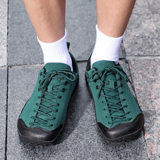Couple Outdoor Hiking Shoes Slip On Mountaining Shoes Men Wide-Toe-Box Barefoot Shoes for Men Women Walking Shoes Men Sneakers