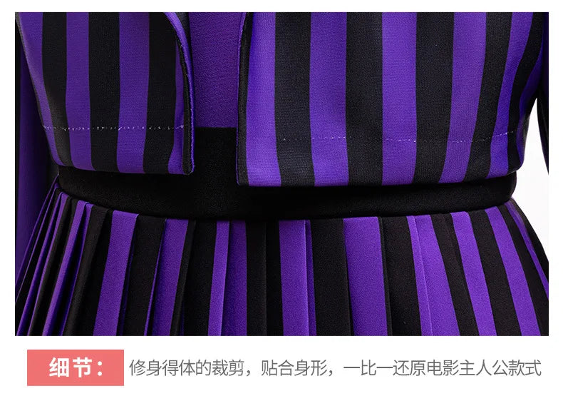Halloween Girls Princess Dress Movie Cosplay Long Sleeves Fashion Girls Dress Party Performance Costumes 4-12 Years Kids Clothes