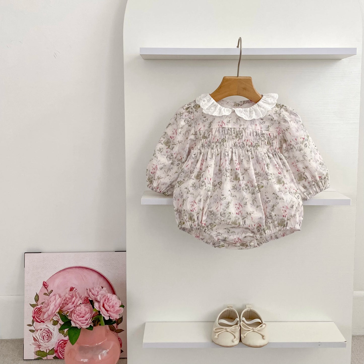 0-6Y Family Sister Matching Flower Dress Newborn Baby Girl Jumpsuit Sisters Clothes Princes Cotton Baby Dress Autumn Baby Dress