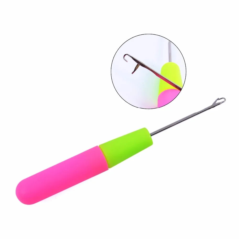 Wholesale Big Hole Crochet Braids Needle Professional Latch Hook Crochet Needle for Braiding