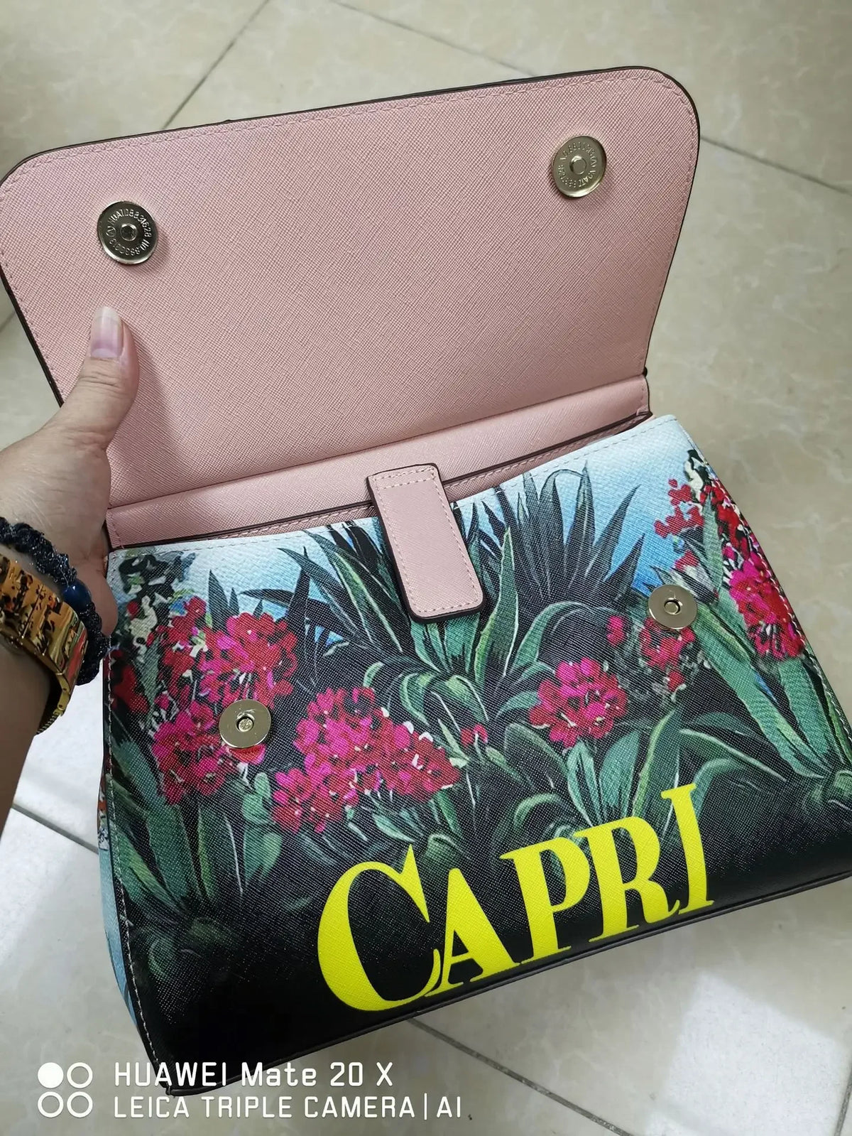 Luxury Women Bags Leather Vintage Painting Art Purse Handbags Girl Shoulder Bag Fashion Cross Body Messenger Bag Female Totes