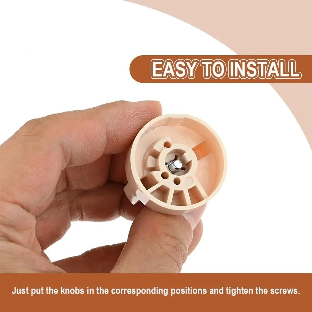 10pcs 1751-012 Gas Valve Knob Temperature Control Part 700-506 Replace for Robertshaw Thermostat American Range Fryer Fireplace