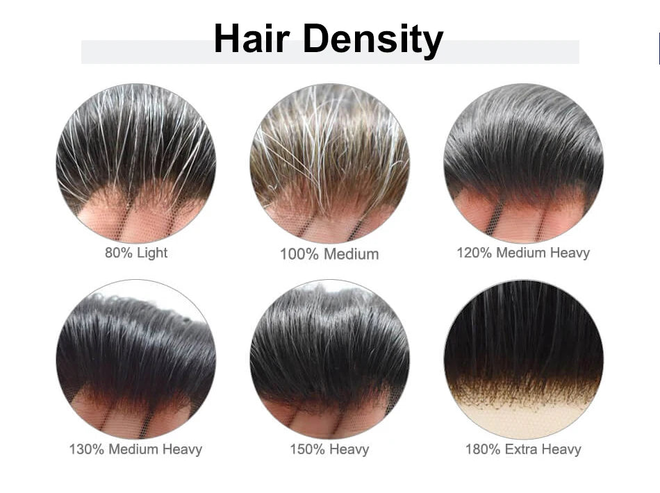 Men Toupee Lace NPU Human Hair Wig Indian Human Hair System Male Hairpiece Natural Wave Hair Pre-Plucked Hairline With Grey Hair