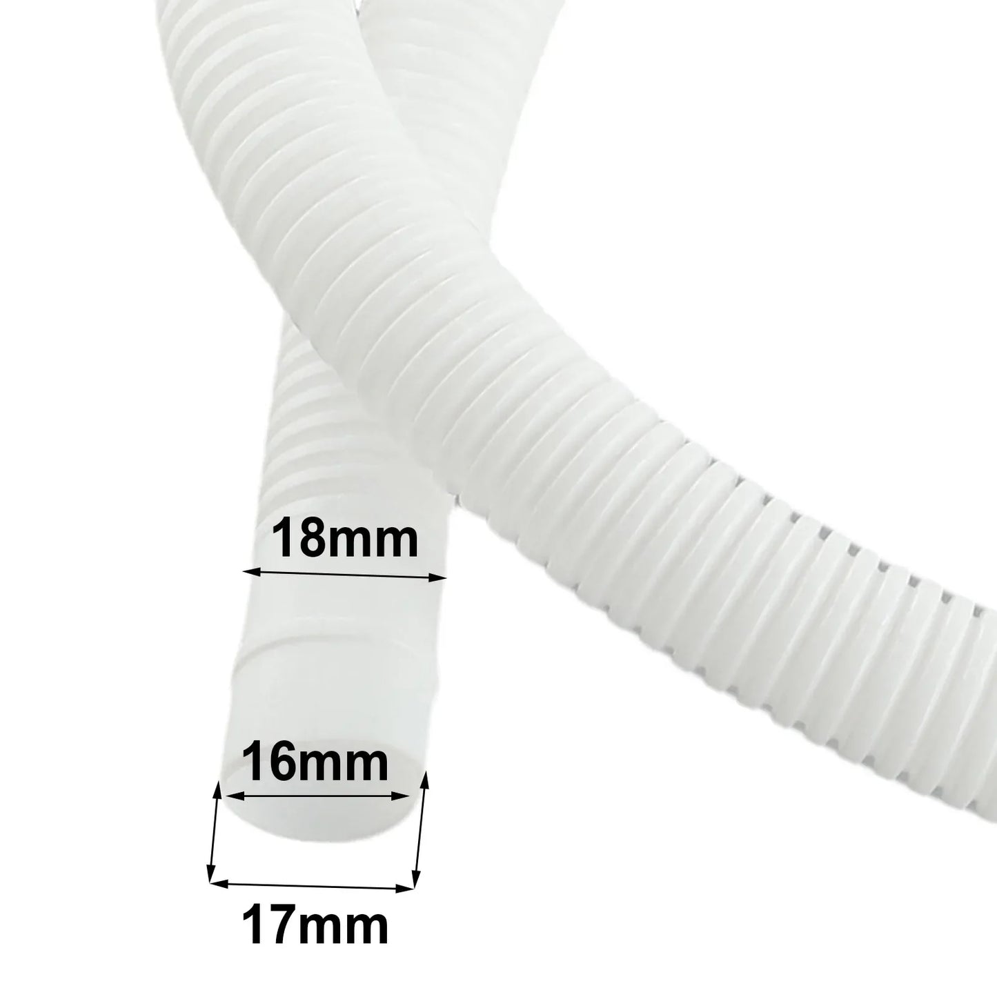 1M Swimming Pool Hose Water Hose Inground Swimming Swimming Cleaner Pipe Suction Vacuum Replacement Pool Hose Diameter 17mm