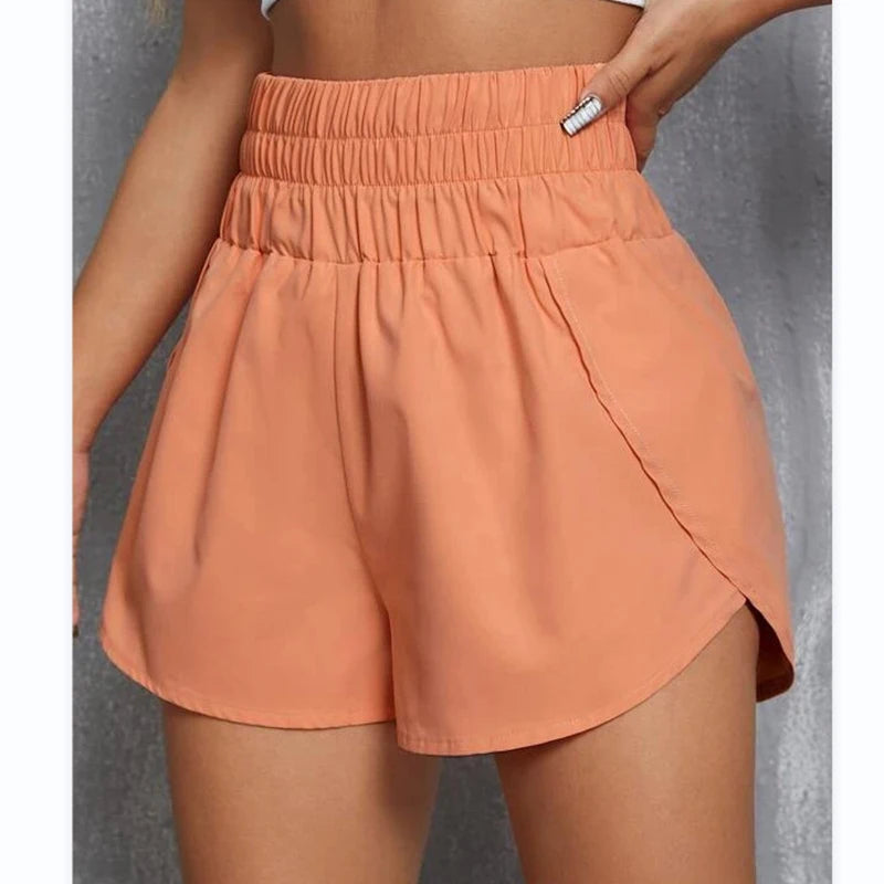 Women Shorts Gym Sports Casual Jogging Running Fitness Trouser Lady Elastic Waist Summer Streetwear Home Fashion Short Pants New