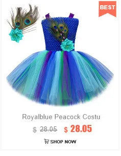 Dark Witch Halloween Costumes for Girls Black Devil Angel Fancy Trailing Dress with Feather Wings Bat Horns Kids High Low Outfit