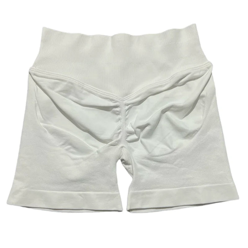 HISTELLO Sports Shorts 4.5‘’ High Waist Women Yoga Workout Shorts Seamless Leggings Stretch Fitness Sweatpants Gym Short