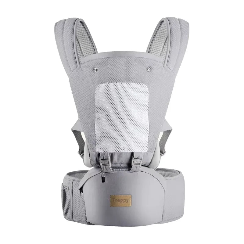 Insular  Ergonomics Baby Carrier Sling Portable Child Backpacks Thickening Shoulders 360 Ergonomic Hoodie Kangaroo 0-36 Months
