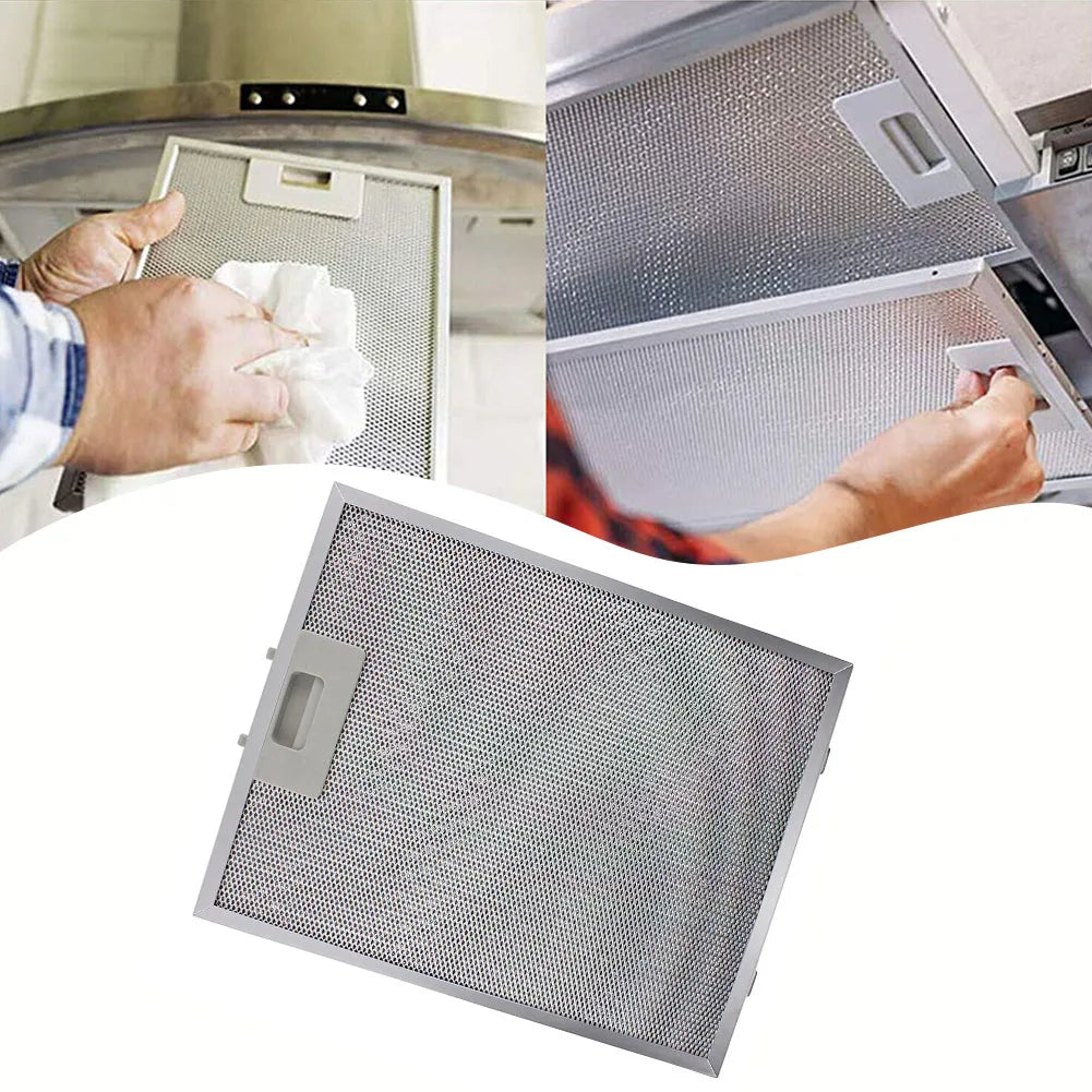 Range Hood Filter Cooker Hood Grease Filter Kitchen Extractor Ventilation Aluminium Aspirator Filter Mesh Replacement 30*26cm
