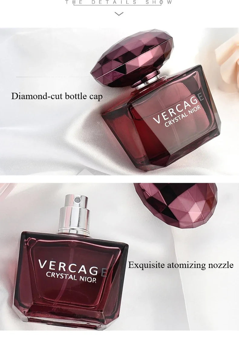 Luxury Brand Lasting Fragrance 50ml Women Body Spray Perfume Floral Scent Pheromone Perfumes  Crystal Diamond Sweet Love Crystal