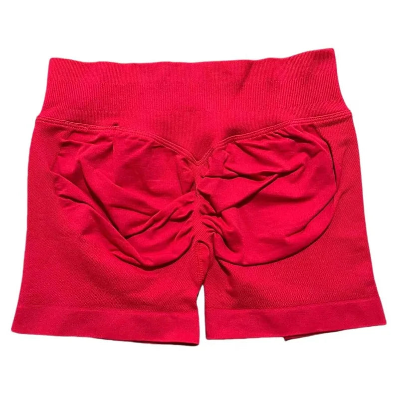 HISTELLO Sports Shorts 4.5‘’ High Waist Women Yoga Workout Shorts Seamless Leggings Stretch Fitness Sweatpants Gym Short