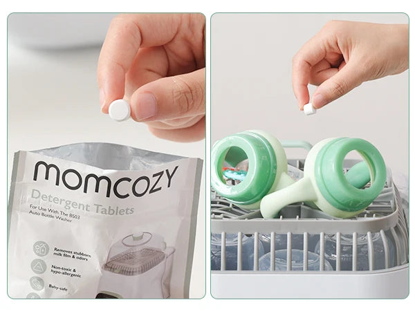 Momcozy Official Washing Block for Momcozy Baby Bottle Washer, 120 Detergent Tablets