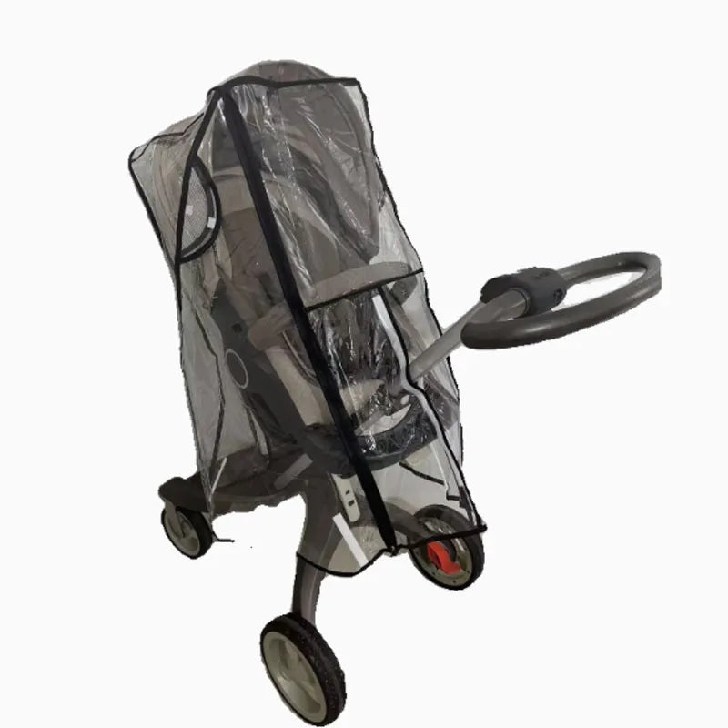 stokkeXploryX V4 V5 V6 scoot Baby stroller accessories waterproof and rainproof cover, transparent windproof and dustproof