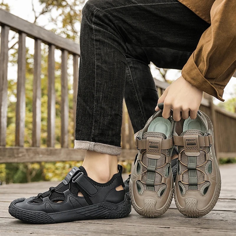 Summer Fashion Lightweight Lazy Shoes Breathable Casual Walking Sneakers New Men's Sandals Outdoor Comfortable Male Beach Shoes
