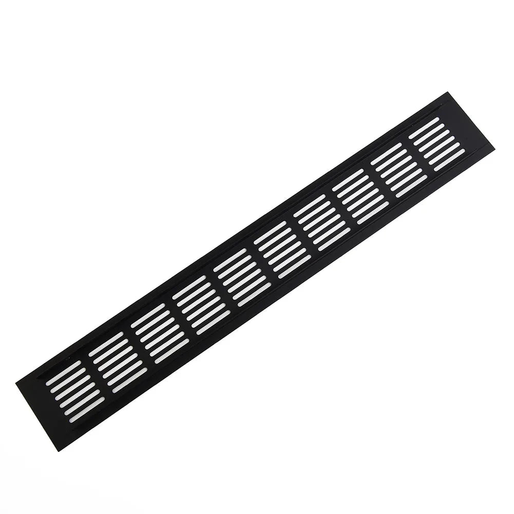 60mm Aluminium Rectangular Cabinet Wardrobe Air Vent Grille Ventilation Cover