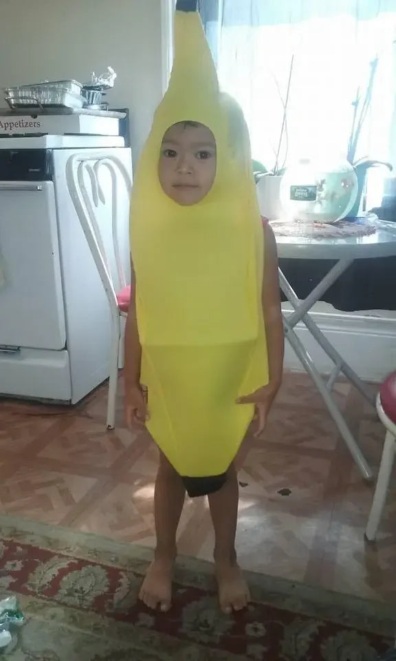 Halloween Adult Funny Cosplay Fruit Vegetable Costume Banana Carnival Dress Up Outfit Couple Party Purim Fancy Dress Stage Show
