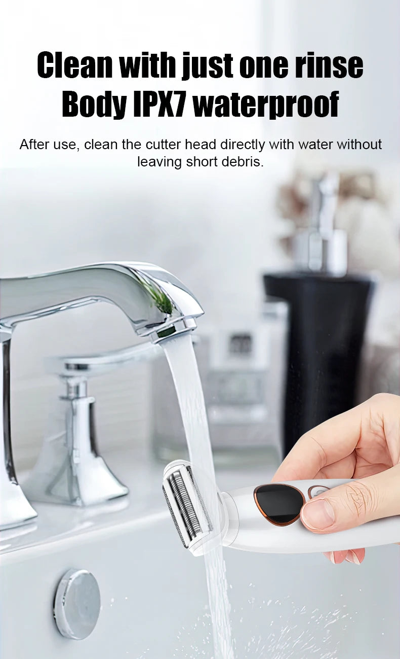 RESUXI 733 5 in 1 Multifunctional Women's Electric Epilator Face Shavers Eyebrow Trimmer Painless Bikini Trimmer Hair Removal