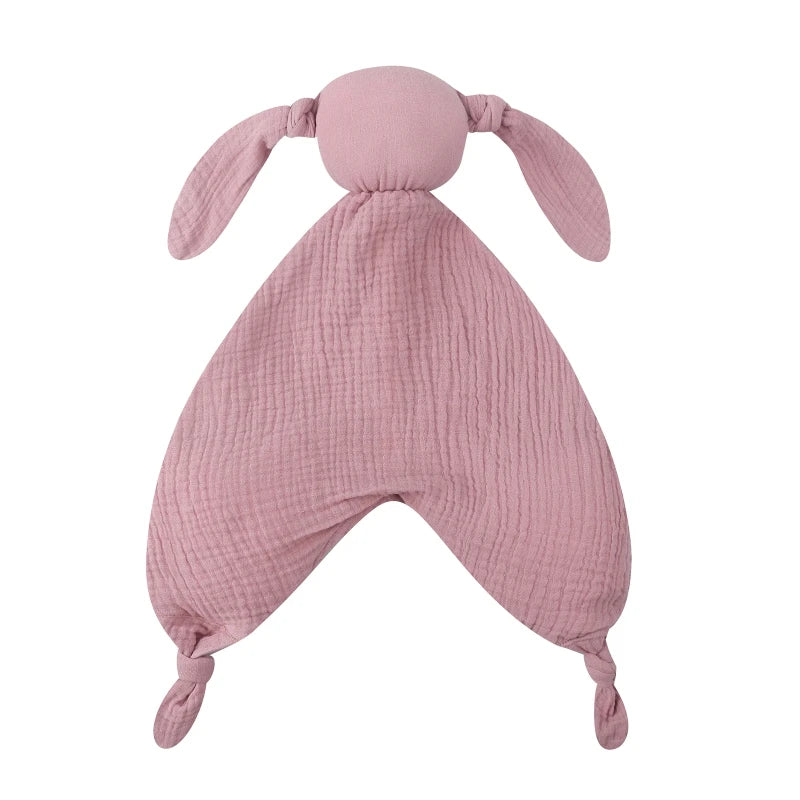 Baby Security Blanket Soothing Appease Towel Soft Animal Rabbit Plush  Teething Bib Infants Comfort Sleeping Nursing Dropship