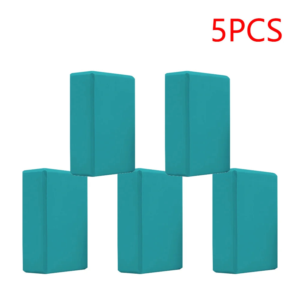 2-5PCS EVA Yoga Block Yoga Building Blocks Moisture-Proof High Density Yoga Blocks Body Shaping Yoga Blocks Yoga Supplies