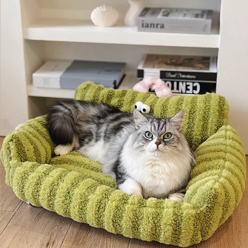 Cushion Winter Bed Puppy Special Sofa Kennel Winter Warm Pet Internet Celebrity Cat Nest Small Dog Dog Sleeping Mat