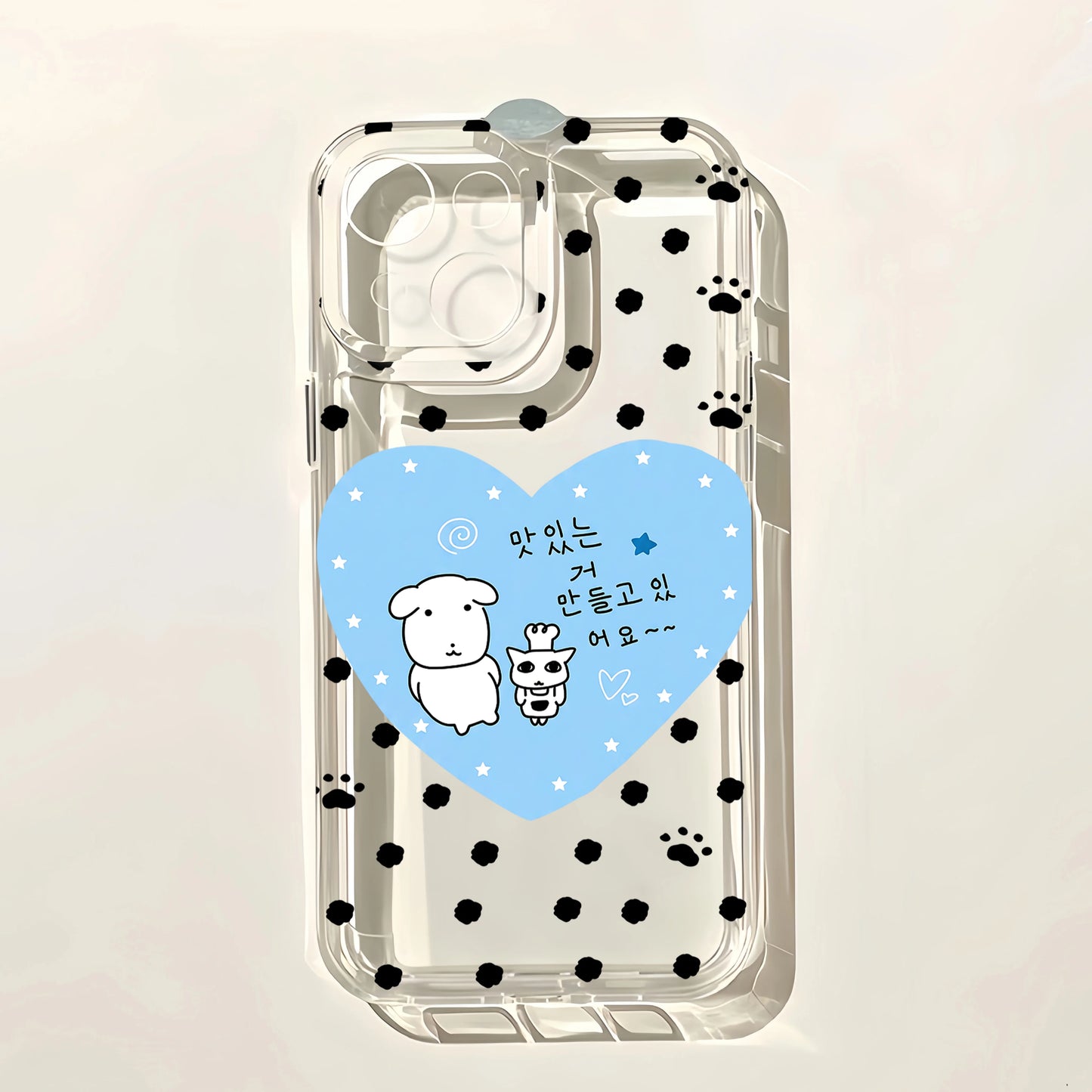 Cute Ganadi Puppy Phone Case For iPhone 17e 17 16 16e 15 14 13 12 11 Mini Pro Max X XR XSMax 7 8 Air Plus Transparent Back Cover