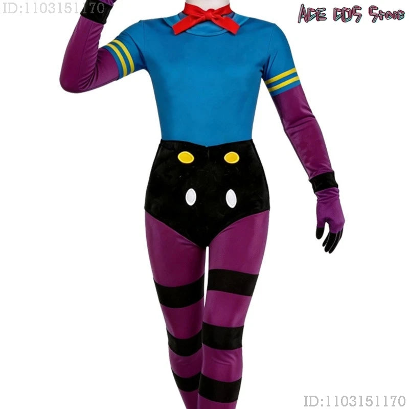 The Cosplay Prototype Costume Hat Horror Game Roleplay Jumpsuit 110-190 Scary Evil Halloween Outfits Clown Monster Zentai