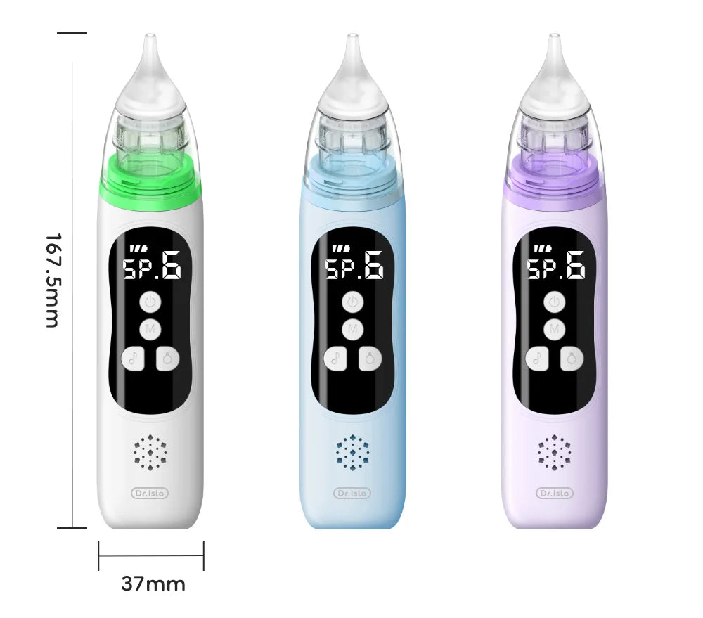 MAMIJOY Electric Nasal Absorber Baby Nose Cleaner Silent Baby Obstruction Rhinitis Cleaner Nasal Aspirator For Newborn U94