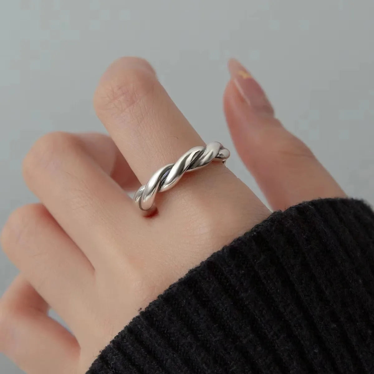 VENTFILLE 925 Sterling Silver Rings for Women Couple Blue Stone Star Jewelry  Party Birthday Gift Dropshipping Wholesale
