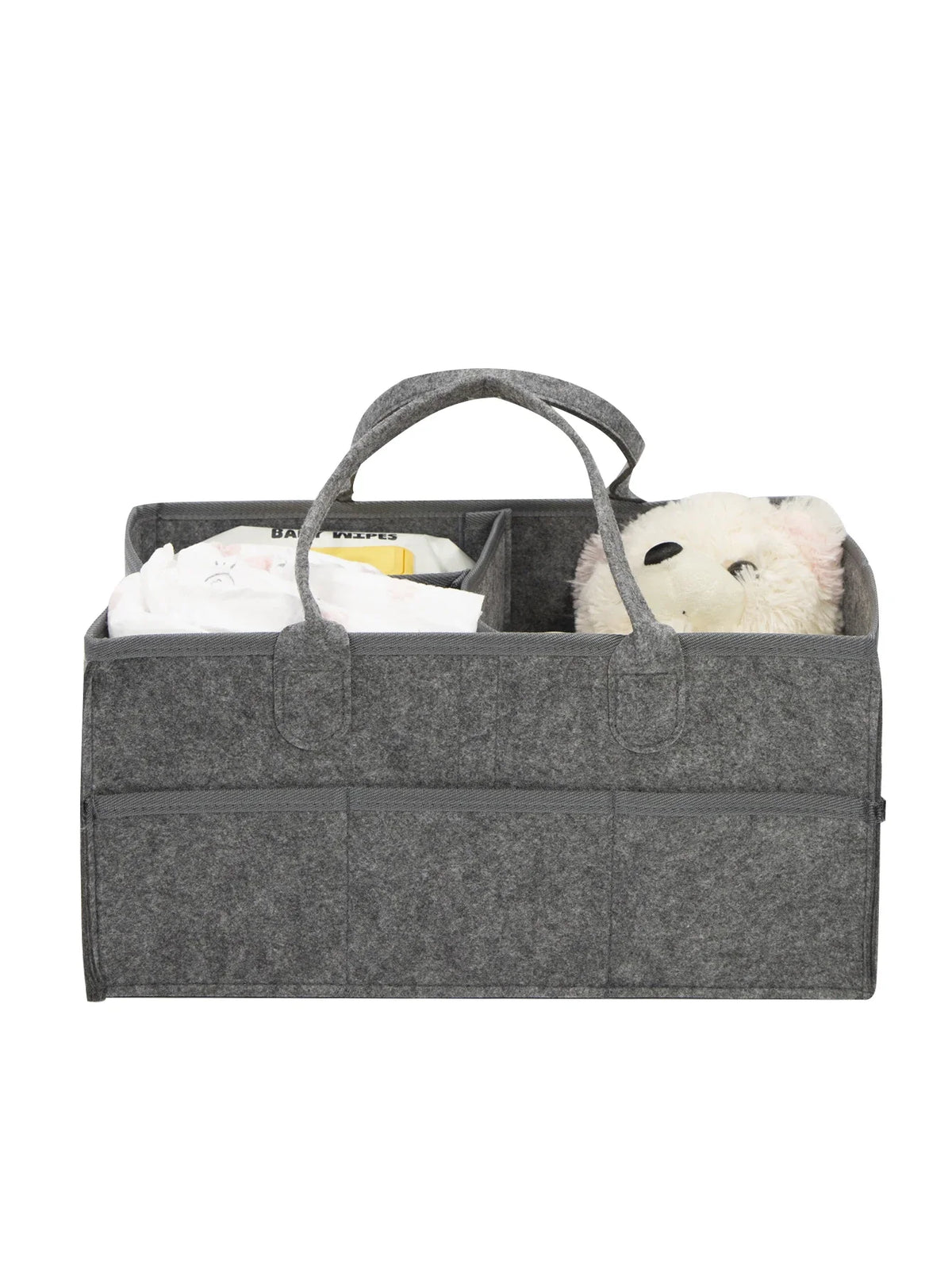 Baby Stroller Organizer - Foldable Mommy Tote Bag & Diaper Storage Hanging Basket | Portable & Thicken Design for Easy Access