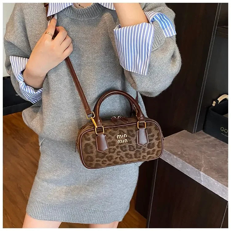 Original Square Leather Satchel Handbag Women Designer Tote Shoulder Crossbody Purse Luxury Diaper Bag