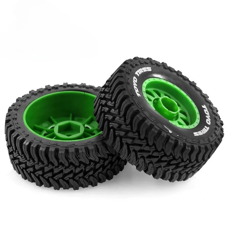 FOR 1/14 1/16 Racing Truck Tires Rubber Tyres 12mm Hex for RC Car ARRMA MOJAVE HPI HSP Tamiya MJX 14211 HBX 3100a Q130c SCYWltoy