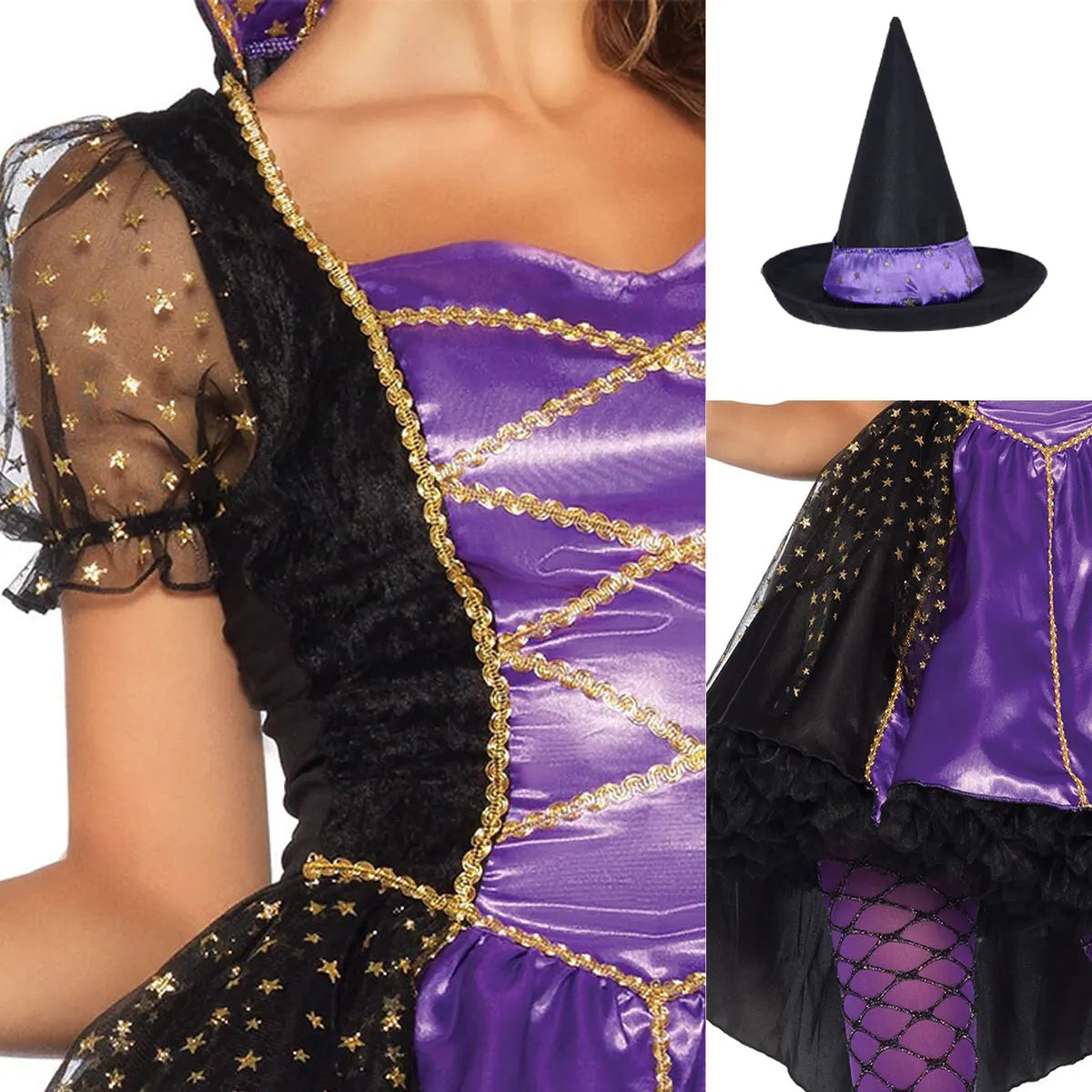 Halloween Costume Adult Woman Queen Dress Magic Witch Easter Demon Vampire Bride Death Witch Cosplay Costumes Retro Court Dresse