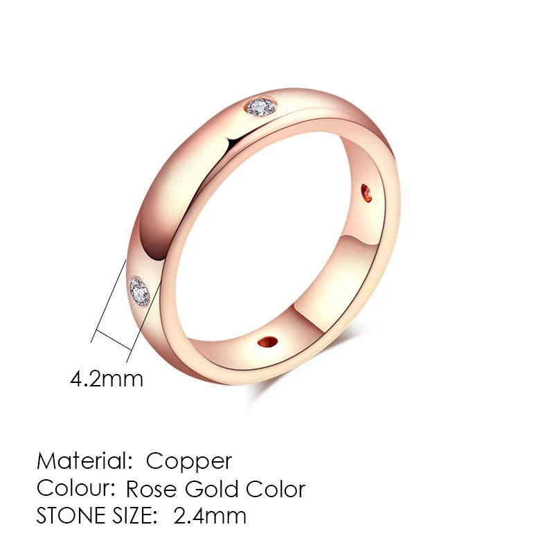 Ring For Women & Men Classic Engagement Wedding Lover Rings AAA+ Cubic Zirconia Fashion Jewelry R011 R062