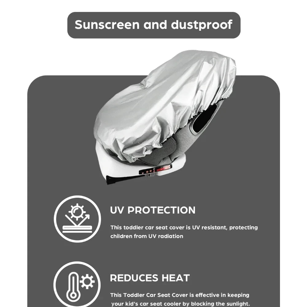 Baby Car Seat Sunshade Cover with that Can be Used on Both Sides UV Protection, Heat Insulation, and Dust Shielding